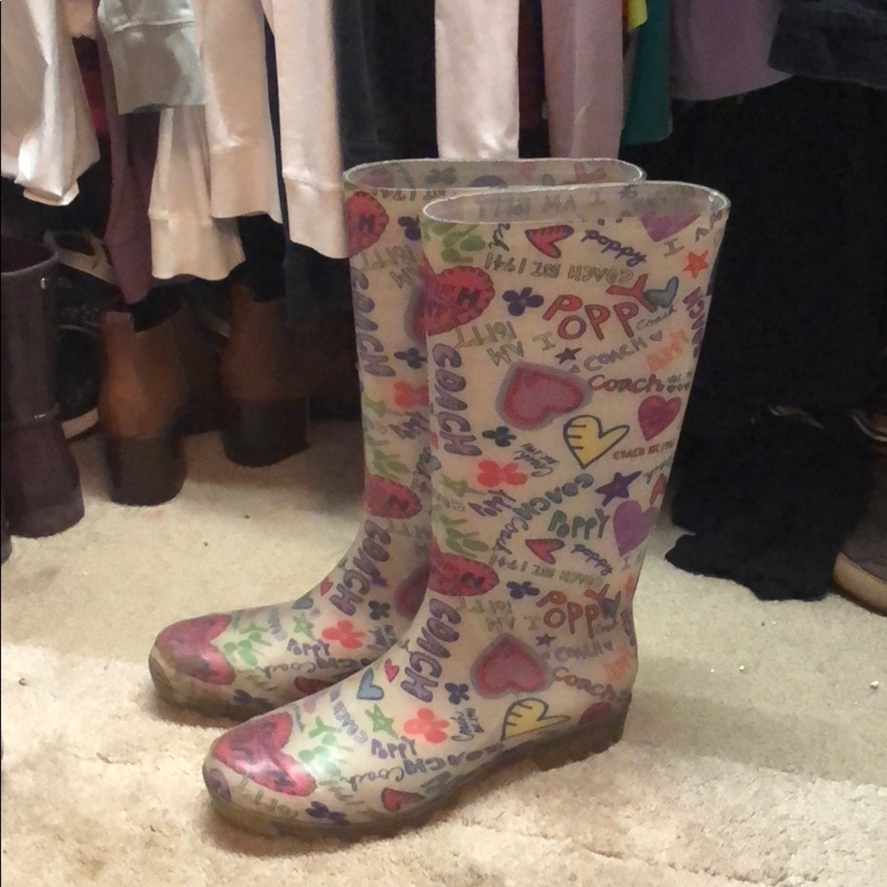 Coach Rainboots